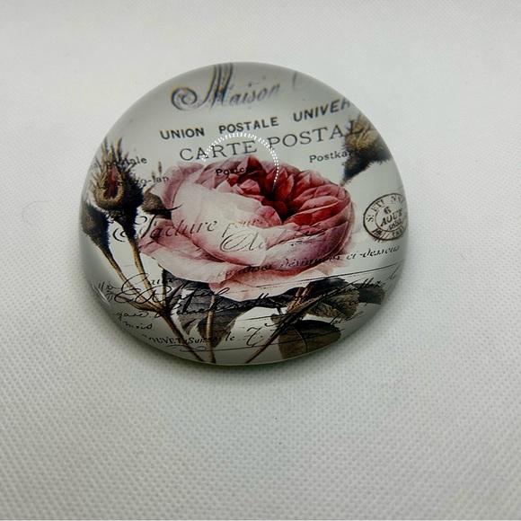 Pressed Paper Glass Paperweight - Picture 7 of 8